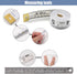 MILUSONG 9-in-1 Basic Portable Tools Kit Includes Scissors, Utility Knife, Craft Knife, Ruler, Tape Measure, Sewing Scissors, Tweezers toos Set fo...