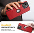 Design Compatible with iPhone 13 Mini Case Luxury Leather Business Vintage Slim Non-Slip Soft Grip Shockproof Protective Cover (2021) 5.4 Inch (Re...