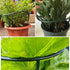 10 Pack Plant Support Plant Stakes, Metal Half Round Plant Support Ring Plastic Plant Cage Holder Flower Pot Climbing Trellis for Small Plant Flow...