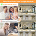 PARTPHONER LED Light Bulbs Dimmable Vintage Edison Bulb, E26 LED Bulb 60W Equivalent 720 Lumens, Warm White 2700K, ST58 Antique LED Filament Bulb ...