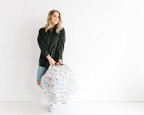 Copper Pearl Multi-Use Cover: Car Seat Covers, Nursing Cover, and Stroller Cover for Sun - Stretchy Fabric, All-Season Use, Stylish Designs, Easy ...