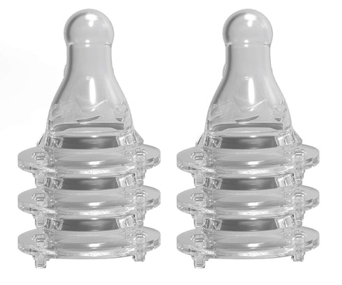 Avima Baby Silicone Nipples for Standard Neck Bottles, Medium Flow 3 Months+ (Set of 6)...