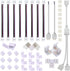 5 Pin LED Strip Connector Kit, Include L and T Shape 5 Pin LED RGBW Connector, 5 Pin Solderless Connector, LED Strip to Strip Jumper Wire for 12mm...