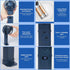 SIX FOXES 2024 New Portable Handheld Fan, 3 in 1 Portable Fan Rechargeable, Display Electricity in Real Time, 4000mAh, 3 Speed Wind, with Base, US...