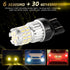 3157 Led Bulb,Reverse Light Bulb,Car Accessories Super Bright Low Power 3157 4157 3057 3156 LED Bulbs with Projector,Brake Stop Tail,Led Tail Ligh...