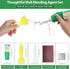 Drywall Repair Kit, Mckanti Drywall Hole Patch Kit Spackle Putty Wall Repair Large Hole Patch Kit, Wall Mending Agent with Scraper Easy to Fill Th...