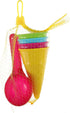 Kisangel 10pcs Plastic Ice Cream Cones Kids Ice Cream Scoop Set Outdoor Beach Toys Kids Sand Mold Toys for Seaside Play Sand Toys(Random Color)...