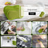 Multi-Purpose Scrub Sponges for Kitchen by SmilePowo Non-Scratch Microfiber Sponge Along with Heavy Duty Scouring Power - Effortless Cleaning of D...