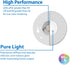 Nicor DLF301205KWH Flush Mount, 5000K, White...
