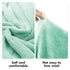 ROMASA Toddler Hooded Bath Towel Ultra Soft Towel Highly Absorbent Bathrobe Blanket for Boys Girls- 27.5" x 55"(Green Shark-Shape)...