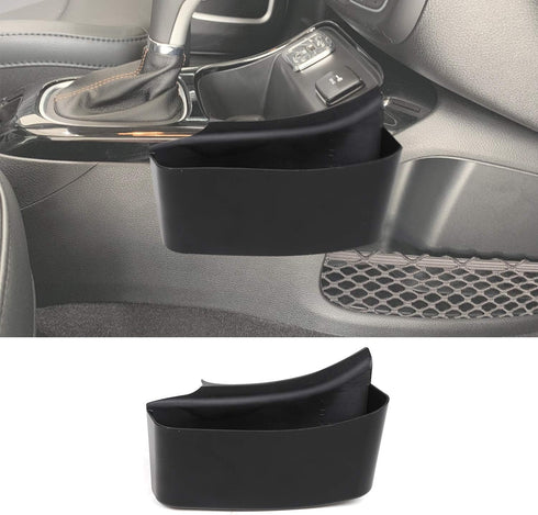 JeCar Gear Shift Storage Tray Compatible with Jeep Compass 2017 2018 2019 2020 Center Console Side Organizer Accessories...