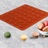 2 PCS 48 Capacity Macaron Silicone Baking Mat Baking Sheet Muffin DIY Chocolate Cookie Mould for Baking, Non-Stick, Easy to Clean, Reusable Baking...