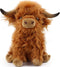 Scottish Highland Cow Plush, Cute Realistic Cow Stuffed Animals Soft Farm Plushie Toy, Highland Cow Accompany Plush Toy Birthday Gifts for Kids Ad...