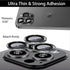 [2 Sets Compatible with iPhone 12 Pro, 12 Mini & iPhone 12 Camera Lens Protector, Tempered Glass Clear Camera Cover Screen Protector Metal Ring Ac...