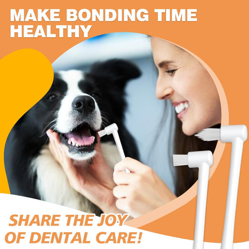 Pet Dental Care Kit: Complete Oral Hygiene with Specialized Brushes, Latest Thumb Brush Design, and Vibrant Colors!...