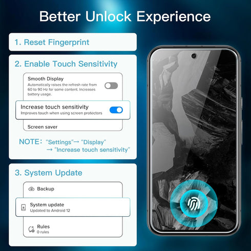 JETech Screen Protector for Google Pixel 8a 6.1-Inch, Tempered Glass Film with Easy Installation Tool, Fingerprint Compatible, HD Clear, 3-Pack...
