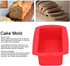 2Pcs Silicone Bread Tools 2lb Cake Pan Rectangle Loaf Pan Baking Tool Nonstick Bakeware Accessories for Home Kitchen Bakery...