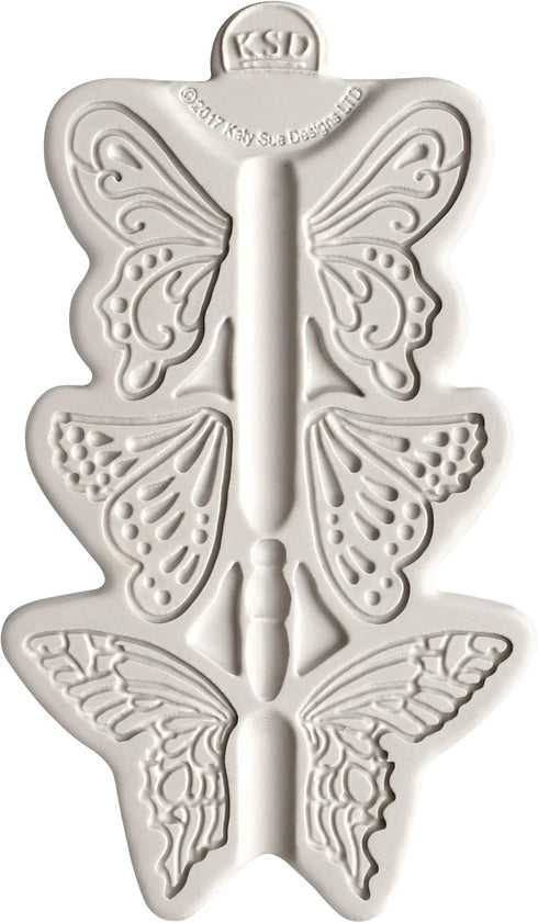 Katy Sue Butterfly Trio Silicone Mold for Cake Decorating & Crafting. Use with Fondant, Sugar Paste, Marzipan & Air Dry Clay. From Katy Sue Fondan...