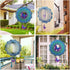 Outdoor Wind Spinner Metal, 12 Inches Butterfly Hanging Wind Spinners 3D Garden Wind Sculpture for Outdoor Garden Patio Decoration...