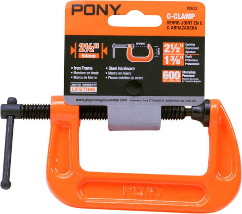 Pony 2622 2-1/2-Inch C-Clamp...