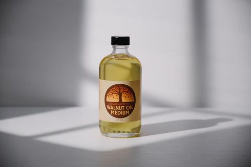 Natural Earth Paint Refined Walnut Oil | Non-Toxic | Professional Grade | Pure | Vegan | 8oz...