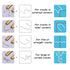 6 Types Plastic Welder Staples for Repair Car Bumpers Machine Dashboards Lamp Holders Plastics Rings Daily Plastics Supplies (1200PCS)...