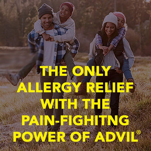 Advil Allergy and Congestion Relief Tablets, Pain Reliever, Fever Reducer and Allergy Relief with Ibuprofen, Phenylephrine HCl and Chlorpheniramin...