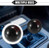 Car Manual 4 Speed Ball Gear Shift Knob Kit, Round Short Throw Shifter Universal for Manual Transmission Vehicles Durable Acrylic Black with Adapt...
