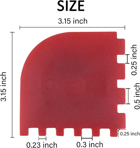 3 Set Plastic Grill Pan Scraper Griddle Scraper Tool Grill Scraper for Griddle Cleaner Grill Cleaning Cast Iron Pan Scraper Cast Iron Accessories ...