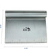 HUJI Stainless Steel Multi-Purpose Scrapper/Chopper With Ergonomic Handle (1 Pack, 5.75" X 4.75")...
