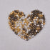 PH PandaHall 2700pcs Round Spacer Beads Smooth Beads 2.4/3/4/5/6mm Tiny Metal Brass Beads Loose Beads Waist Beads for Layered Bracelet Necklace Je...