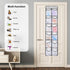 12 Large Pockets Over Door Hanging Shoe Organizer...
