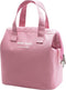 Mziart Insulated Lunch Bag Simple Bento Cooler Bag Lunch Tote Bag for Lunch Box for Women Men Adult Picnic Working Hiking Beach (Pink)...