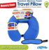 Cloudz - Memory Foam Neck Pillow with Sleep Mask: Sporty Blue/Black Plush...