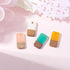 DanLingJewelry 50 pcs Random Color Resin and Walnut Wood Charms Rectangle Charms for Jewelry Making DIY Craft 20.5x10mm...