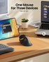 ProtoArc Ergonomic Vertical Mouse, EM11 NL Bluetooth Mouse Wireless, Ergo Mouse with 3 Multi-Device for PC/Notebook/Laptop, USB Rechargeable Mice ...