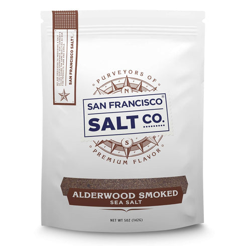 Alderwood Smoked Sea Salt 5 oz. Pouch - San Francisco Salt Company...