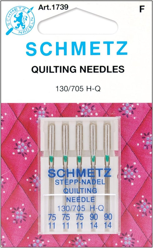 Euro-Notions SCHMETZ Quilt Machine Needles-3-75, 2-90 5/Pkg...