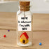 Kseniya Revta Cute Girlfriend and Boyfriend Gifts - Personalized Anniversary Present for Her Him - Custom Photo Birthday Gift Bottle (Colorful Hou...