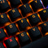 Black White Cherry Profile PBT Double Shot 104 108 ANSI ISO Top Print Shine Through Translucent Backlit keycap Suitable for MX Mechanical Keyboard...