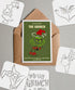 24PCS Small Christmas Stencils for Painting,3x3Inch Reusable Christmas Stencils for Making Christmas Ornaments/Wood Slice/Holiday Cards...