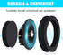 6.5" Foam Speaker Enhancer System Sponge Kit for Universal Drivers,Self Adhesive Car Door Speaker Foam Rings Enhancer Soundproof Cotton Pad with H...