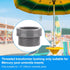 4pcs Pool Umbrella Stabilizer Adapter, Threaded Umbrella Stand Adapter Plastic Pool Umbrella Sleeve Umbrella Pole Insert Stabilizer Only for Aquas...