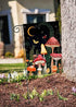 Fantasy Night Fairy Moon Star Mushroom Grass Butterfly Snail Garden Yard Flag 12"x 18" Double Sided Polyester Welcome House Flag Banners for Patio...