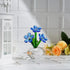 QFkris Forget-Me-Not Crystal Flower Figurines, Crystal Blue Flowers Figurine Table Collectible Ornament Home Decoration Souvenir Gifts...