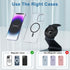 3 in 1 Wireless Charger Stand Aluminum Alloy Mag - Safe Wireless Charging Station Compatible with iPhone 15/14/13/12 Series iWatch AirPods Multipl...