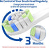 Replacement Toothbrush Brush Heads Compatible with Philips Sonicare Electric Toothbrushes, for Snap-On System, Pack of 10, White...