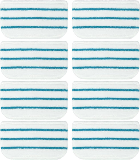 8 Pack Steam Mop Pads Replacement Compatible with Black+Decker Steam Mop SM1600, SM1610, SM1620, HSM13E1, HSMC1300FX, HSMC1321, HSMC1361SG SMP20 B...