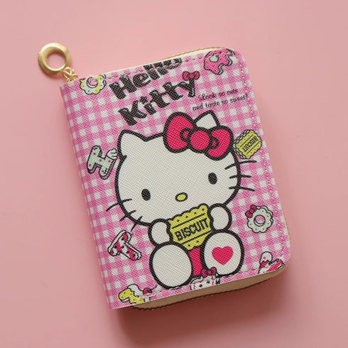 Small Wallet for Women and Girl, Short PU Leather Zipper Cute Coin Purse, 2Pce...