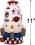 ArtCreativity Sprinkler Rocket Launcher for Kids - Outdoor Rocket Sprinkler with 31 NASA Themed Stickers - Kids Sprinklers for Outside Water Play ...